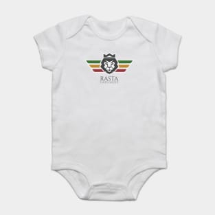 Rasta University Lion Rasta Colors Reggae Baby Bodysuit